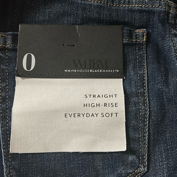 NWT White House Black Market Embroidered Jeans - Picture 8 of 8